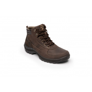 Botas Hombre Jeep 8151 Piel Café Montaña Trabajo O Casual