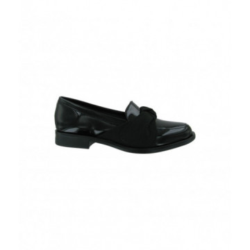 Zapato casual  moño textil...